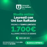 Promo speciale Uni San Raffaele: studia online con rette bloccate a partire da 1.700€ all'anno, valida fino al 28 febbraio 2025.