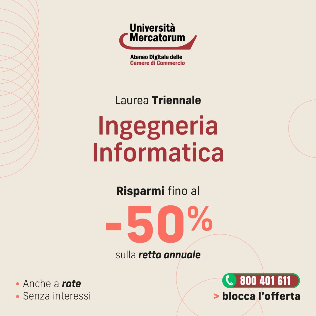 Al momento stai visualizzando Studiare Ingegneria Informatica L-8 Online con UniMercatorum: Flessibilità e Innovazione