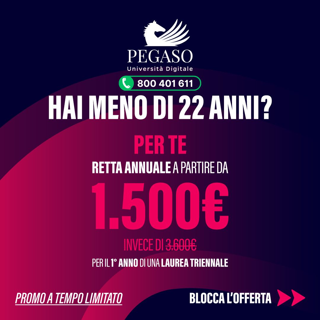 Al momento stai visualizzando Promo Futuro Sicuro Pegaso: Università Online a Costi Agevolati