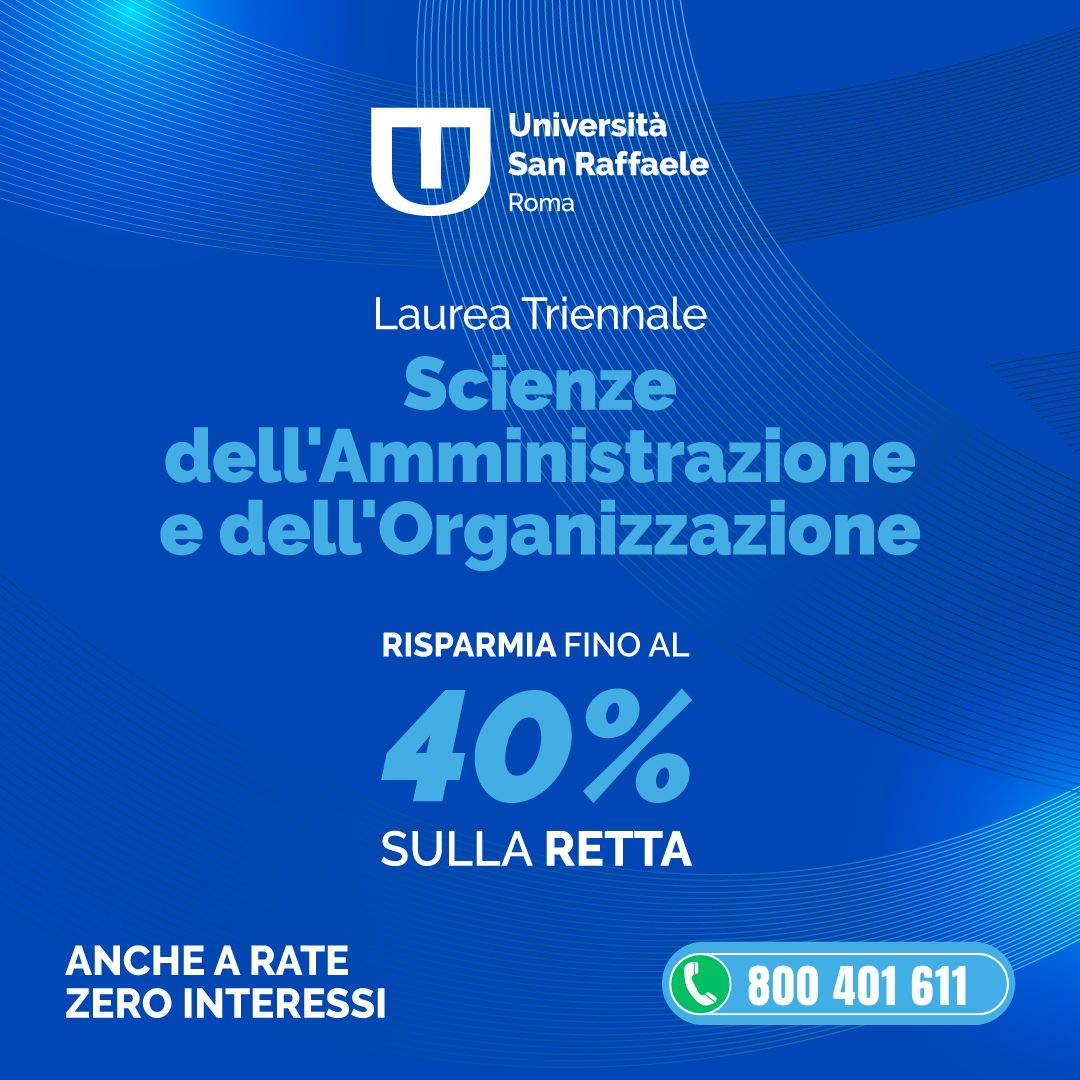 Al momento stai visualizzando Studia Online all’Università San Raffaele: Laurea L-16 in Scienze dell’Amministrazione e dell’Organizzazione