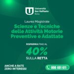 Laurea Magistrale LM67 in Scienze e Tecniche delle Attività Motorie Preventive e Adattate: il percorso ideale per il benessere e la prevenzione