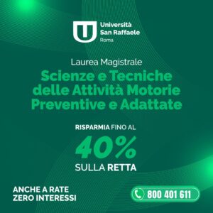 Scopri di più sull'articolo Laurea Magistrale LM67 in Scienze e Tecniche delle Attività Motorie Preventive e Adattate – Università Telematica San Raffaele Roma