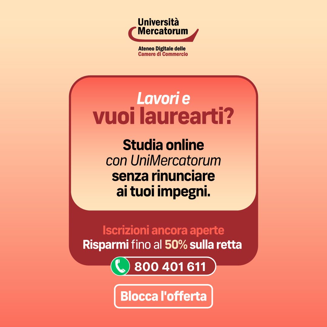 Al momento stai visualizzando Lavori e vuoi laurearti? Scopri i vantaggi dello studio online con UniMercatorum