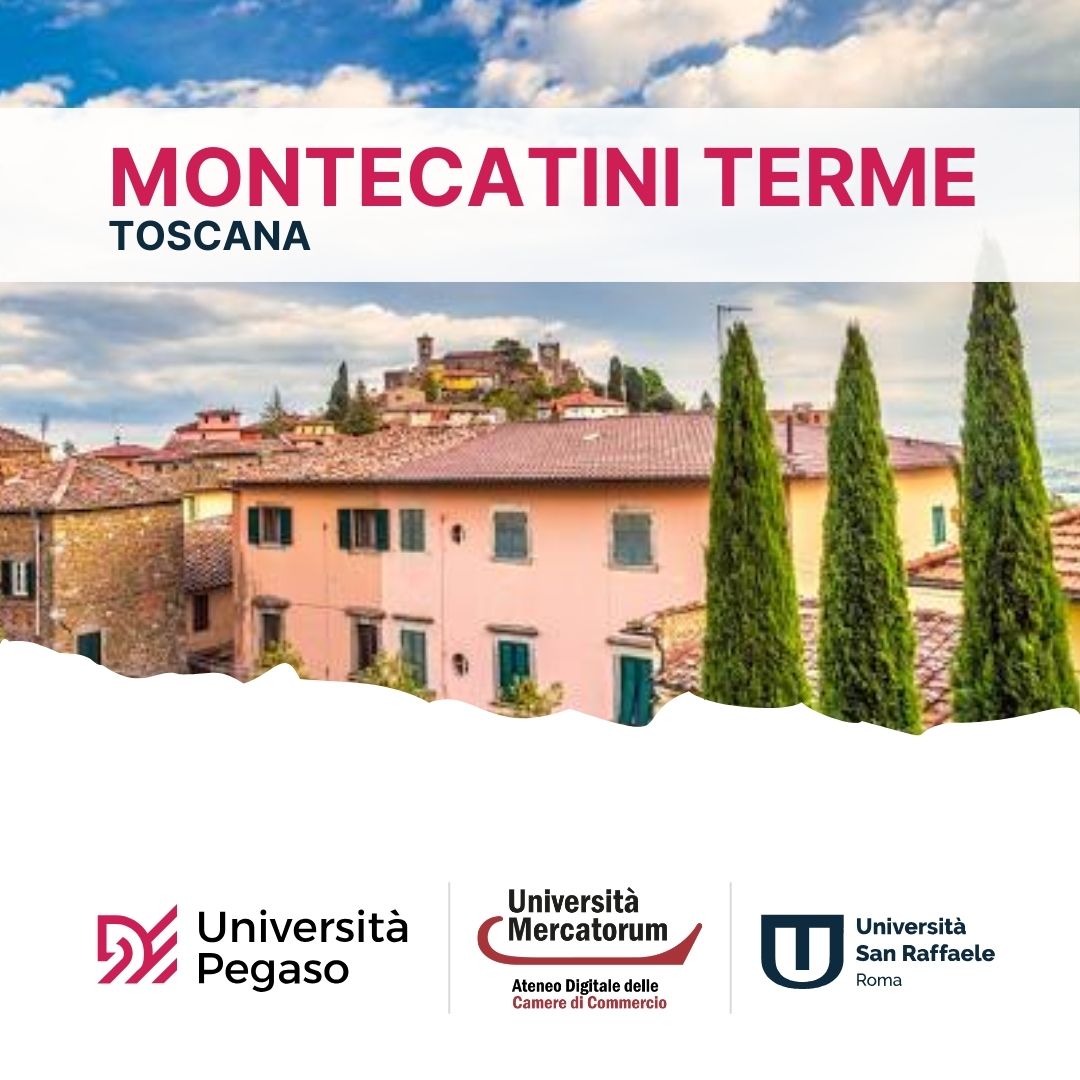 Al momento stai visualizzando Università Telematiche a Montecatini Terme: Polo d’esame UniPegaso, UniMercatorum e San Raffaele