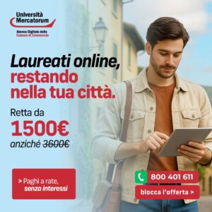 Scopri di più sull'articolo Recupera l’Anno Accademico 2024/2025 e Laureati Online con Università Mercatorum