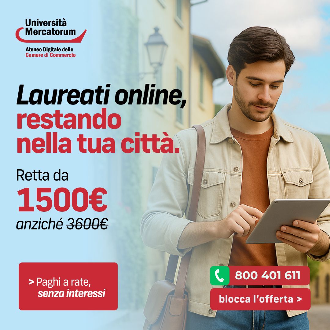 Al momento stai visualizzando Recupera l’Anno Accademico 2024/2025 e Laureati Online con Università Mercatorum