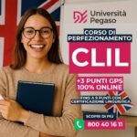 Aumenta il tuo punteggio in graduatoria con il Corso CLIL riconosciuto dal MIUR. Titolo accademico, 100% online, fino a +9 punti con certificazione linguistica di Inglese.
