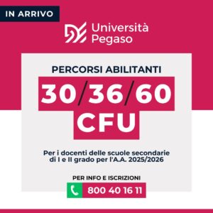Scopri di più sull'articolo Percorsi Abilitanti 2025/26: in arrivo un nuovo bando con Pegaso e Mercatorum