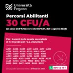 Aperte le iscrizioni al VI ciclo del Percorso Abilitante 30 CFU – ex Articolo 13