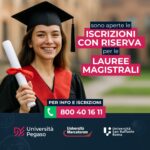 Aperte le iscrizioni con riserva per le Lauree Magistrali Pegaso, Mercatorum e San Raffaele (Gruppo Multiversity) – A.A. 2025/2026!