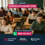 UniPegaso, nuova modalità d’esame 2026