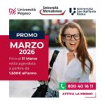 Promo Marzo 2026 Università Pegaso, Mercatorum e San Raffaele Roma: nuove agevolazioni per iscriversi