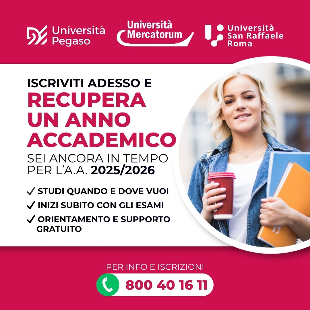 Al momento stai visualizzando Recupera l’Anno Accademico 2025/2026: Iscriviti Ora e Parti Subito con gli Esami