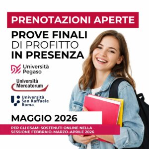 Scopri di più sull'articolo Prenotazioni Aperte: Prove Finali di Profitto in Presenza – Maggio 2026