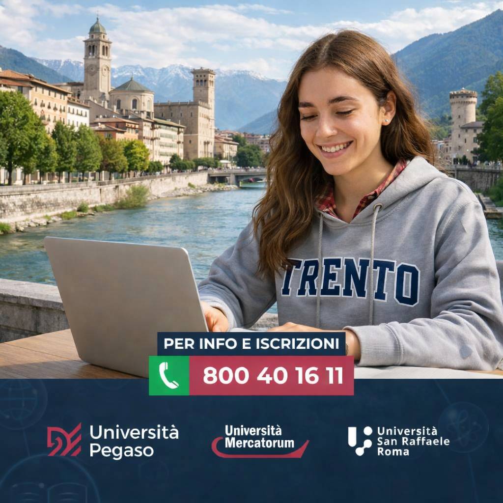 Scegli UniPegaso Trento: laureati online con la massima flessibilità h24. Corsi per studenti e professionisti. Richiedi info e sconti. 800 40 16 11