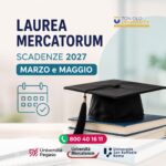 Laurea Mercatorum 2027: pubblicato il calendario delle sessioni di marzo e maggio