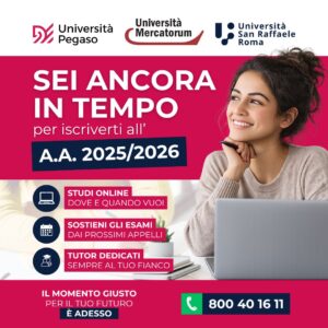Scopri di più sull'articolo Giugno 2026: Sei Ancora in Tempo per Iscriverti all’Anno Accademico 2025/2026