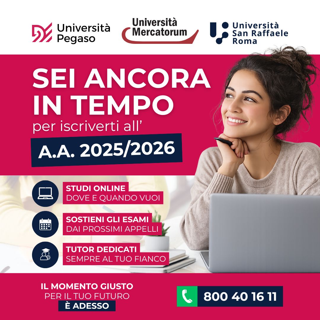 Al momento stai visualizzando Giugno 2026: Sei Ancora in Tempo per Iscriverti all’Anno Accademico 2025/2026